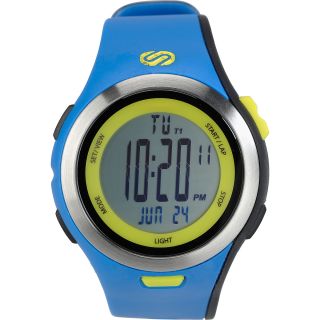 SOLEUS Mens Ultra Sole Running Watch   Size L, Blue/lime