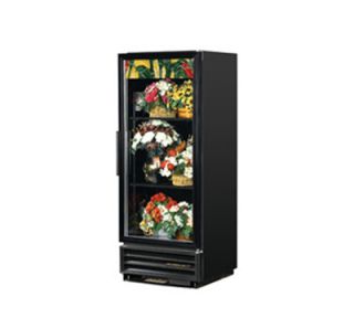 True 25 Floral Merchandiser   1 Door, 3 Shelf, LED, 12 cu ft, Black