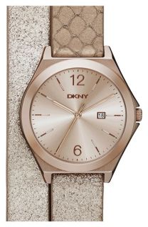 DKNY Parsons Leather Strap Watch, 30mm