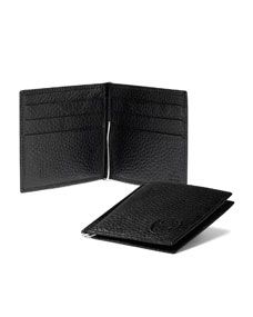 Gucci Soho Leather Money Clip Wallet, Black