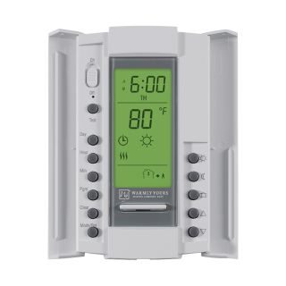 Warmly Yours SmartStat Dual Voltage Programmable Thermostat, Model# TH115-AF-GA-08