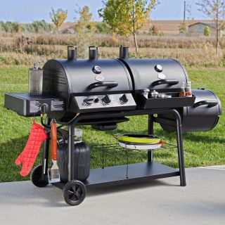 Char Griller Trio Gas/Charcoal/Smoker Grill