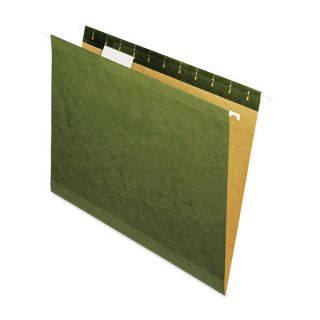 Universal One Standard Green Reinforced Recycled Hanging Folder (2
