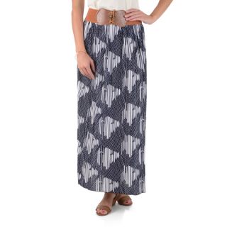 Journee Collection Womens Pleated Printed Maxi Skirt   17521836