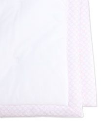 Gucci Solid Blanket, White/Pink