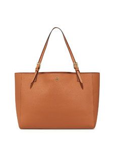 Tory Burch York Saffiano Leather Tote Bag, Luggage