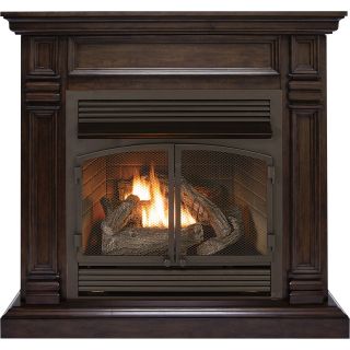 ProCom Dual Fuel Vent-Free Fireplace — 32,000 BTU, Chocolate Finish, Model# FBD400RT-A-CH