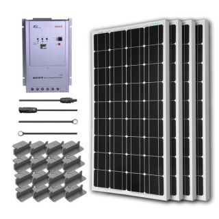 Renogy Premium Solar Kit 400W Monocrystalline 12V with 4 100W Solar