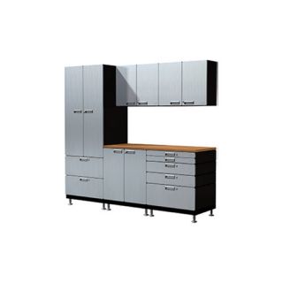 16 Piece Counter Station Storage Cabinet Set