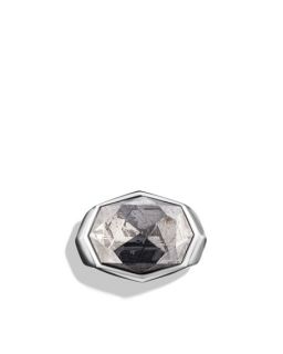 David Yurman Signet Ring with Meteorite