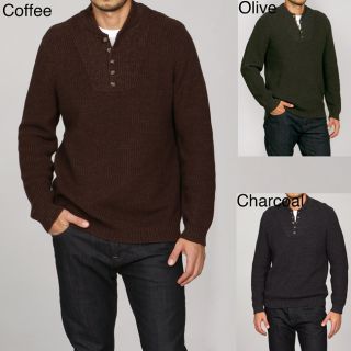 System Mens Henley Sweater   Shopping