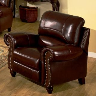 Abbyson Living Charlotte Leather Club Recliner