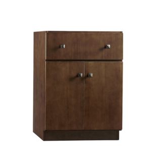 Amberlyn 24 Bathroom Vanity Cabinet Base in Café Walnut