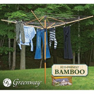 Greenway Deluxe Bamboo Fold Away Clothesline