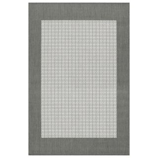Recife Grey/ White Checkered Rug (2 x 37)  ™ Shopping