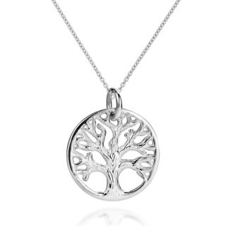 Mystic Tree of Life Branches .925 Sterling Silver Necklace (Thailand)