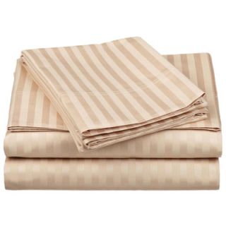 Simple Luxury 650 Thread Count Egyptian Cotton Stripe Sheet Set