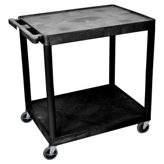 Luxor 2 Shelf Service Cart   Tool Chests & Cabinets