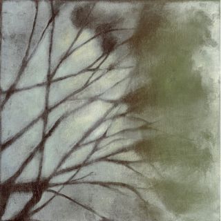 Diffuse Branches II by Jennifer Goldberger Painting Print on Wrapped