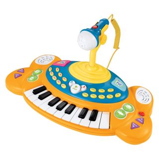 Winfat Superstar Electronic Keyboard with Microphone   Kids Musical Instruments