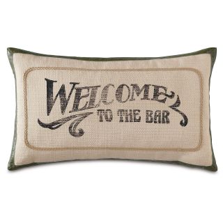 Eastern Accents Man Cave Welcome to the Bar Lumbar Pillow