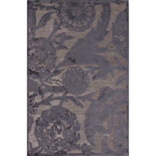 Machine Made Abstract Pattern Neutral gray/Pewter Chenille (9.2x12.6