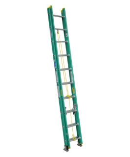Werner D5920 2 20 ft. Fiberglass Extension Ladder   Ladders and Scaffolding