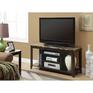 Cappuccino / Marble Top 48L TV Console   Shopping   Great