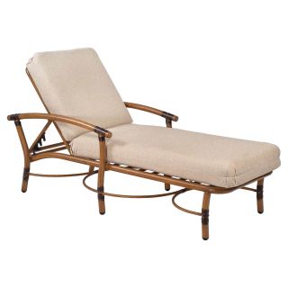 Woodard Glade Isle Cushion Adjustable Chaise Lounge   Outdoor Chaise Lounges