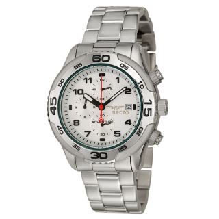 Sector Mens Mountain Stainless Steel Chronograph Watch with Silver