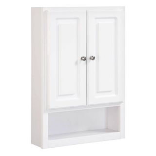 Design House Concord White Gloss Wall 2 Door Bathroom Cabinet