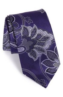 Ermenegildo Zegna Paisley Print Silk Tie