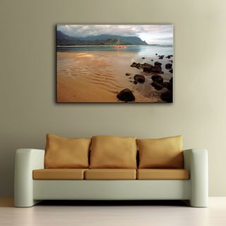 Beachcrest Home Hanalei Bay at Dawn Photographic Print on Canvas