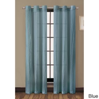 Victoria Classics Sierra Crushed 84 inch Grommet Curtain Panel