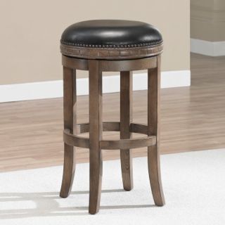 AHB Sonoma Backless Counter Height Stool   Weathered Oak   Bar Stools