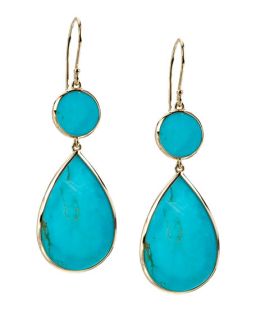 Ippolita Two Drop Earrings, Turquoise