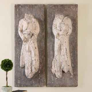 Uttermost Saint Statues   Set of 2   Wall Art