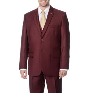 Falcone Mens 3 piece 2 button Vested Suit
