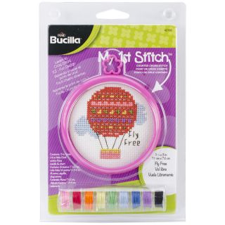 My 1st Stitch Fly Free Mini Counted Cross Stitch Kit 3in Round 14