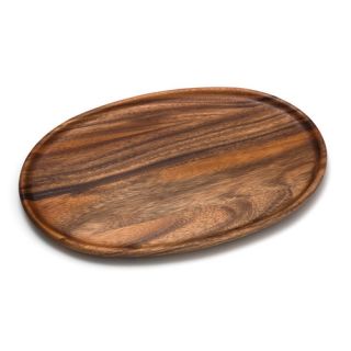 Weathered Wood Ottoman Serving Tray