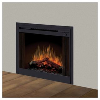 Electraflame Built in Electric Fireplace with Bifold Glass Door and