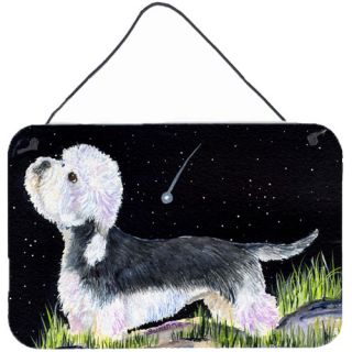 Starry Night Dandie Dinmont Terrier Indoor Hanging Painting Print