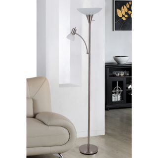 Catalina 17539 000 70.7 Inch Mother and Son Torchiere Floor Lamp with