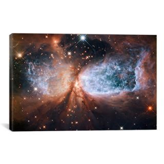 iCanvas Astronomy and Space Celestial Snow Angel S106 Nebula (Hubble