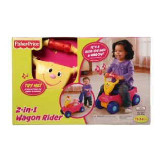 Fisher Price 2 in 1 Red Wagon Rider Ride on  ™ Shopping