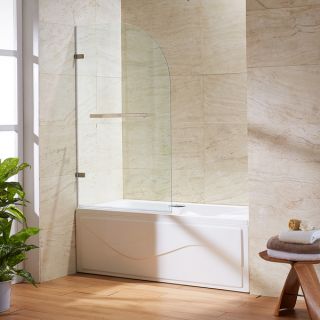 DreamLine AquaLux 46x72 inch Frameless Hinged Shower Door