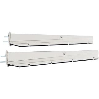 Trux Accessories Stainless Steel Mud Flap Hanger Brackets — 30in.L, 2-Pc. Set  Mudflap Hangers