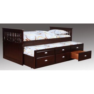 Bernards Captain Bed with Trundle