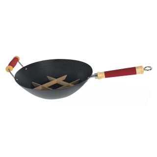 Concept Housewares 14 in. Professional Non Stick Wok with Optional Lid
