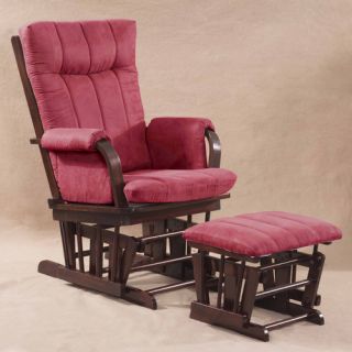 Artiva USA Home Deluxe Glider Chair and Ottoman